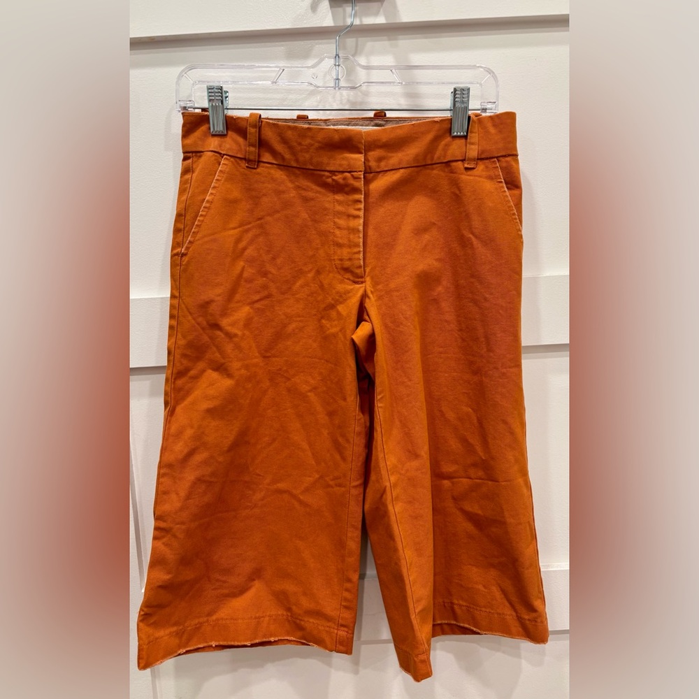 Women's Jill Roberts Beverly Hills Seaton Burnt Orange Gaucho Shorts